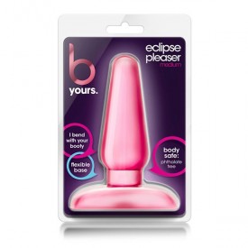 Розовая анальная пробка Eclipse Anal Pleaser Medium - 12 см.