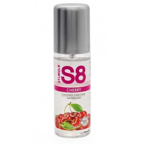 Смазка на водной основе S8 Flavored Lube со вкусом вишни - 125 мл.